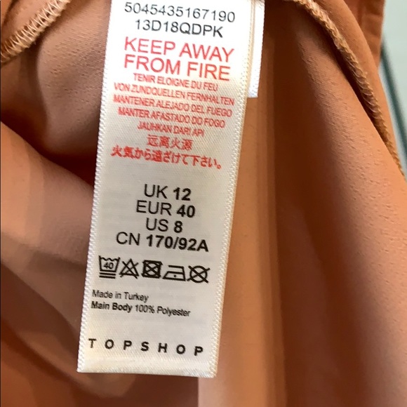 Topshop Blush Pink Blouse - Picture 7 of 7